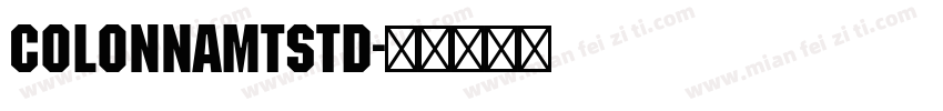 ColonnaMTStd字体转换