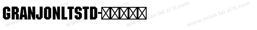 GranjonLTStd字体转换