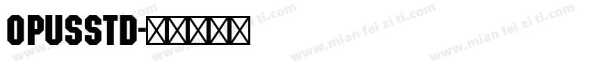 opusstd字体转换