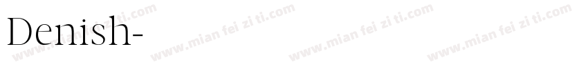 Denish字体转换