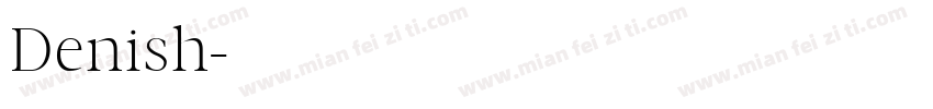 Denish字体转换