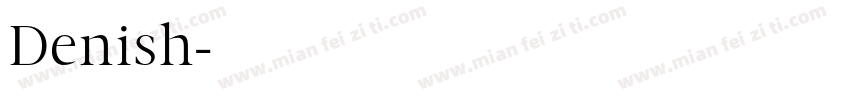 Denish字体转换