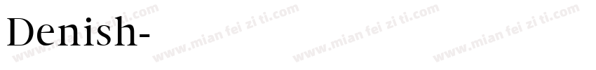 Denish字体转换