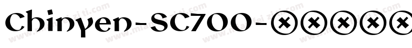 Chinyen-SC700字体转换