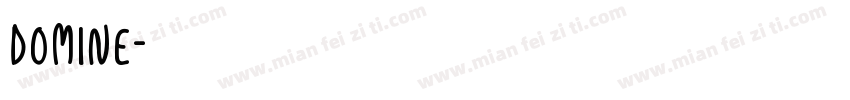 domine字体转换