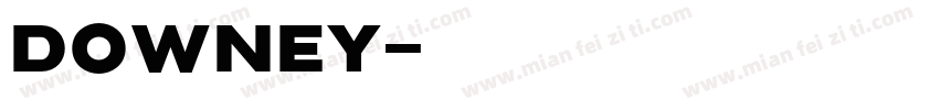 Downey字体转换