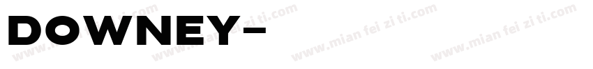 Downey字体转换