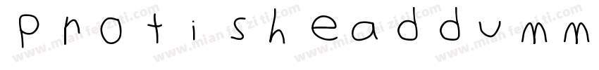 ProtisheadDummy字体转换
