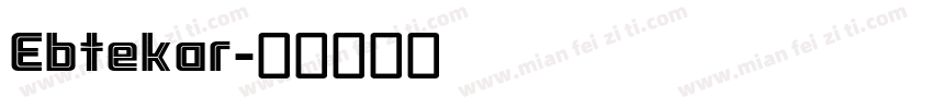 Ebtekar字体转换