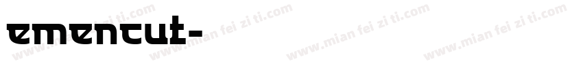 emencut字体转换