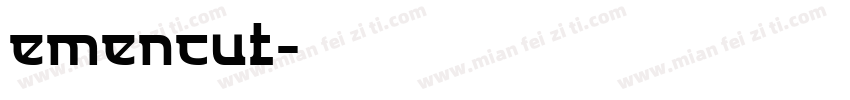 emencut字体转换