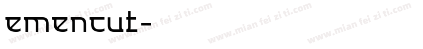emencut字体转换