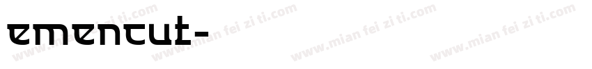 emencut字体转换