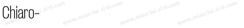 Chiaro字体转换