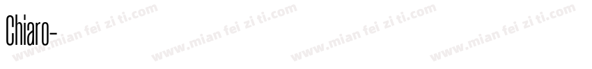Chiaro字体转换