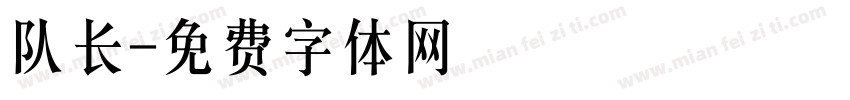 队长字体转换