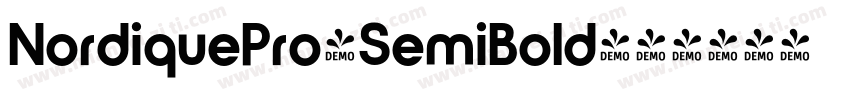 NordiquePro-SemiBold字体转换