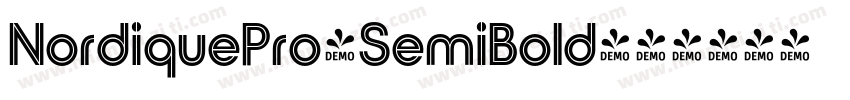 NordiquePro-SemiBold字体转换