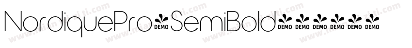 NordiquePro-SemiBold字体转换