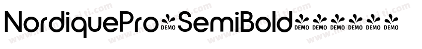 NordiquePro-SemiBold字体转换