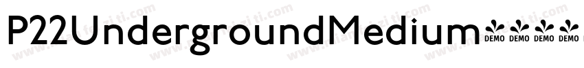 P22UndergroundMedium字体转换