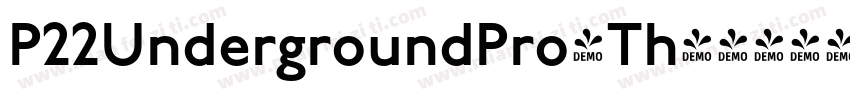 P22UndergroundPro-Th字体转换