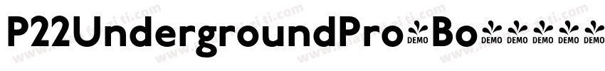 P22UndergroundPro-Bo字体转换