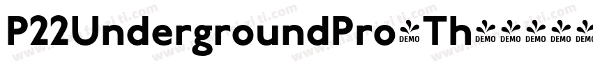 P22UndergroundPro-Th字体转换