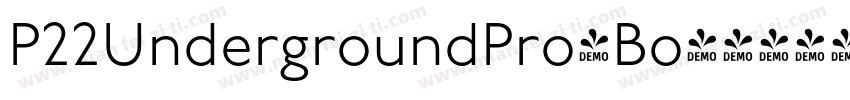 P22UndergroundPro-Bo字体转换