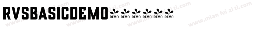 RVSBasicDemo字体转换