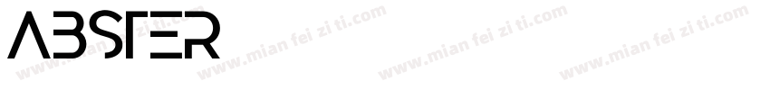 ABSTER字体字体转换
