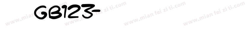 楷体GB123字体转换