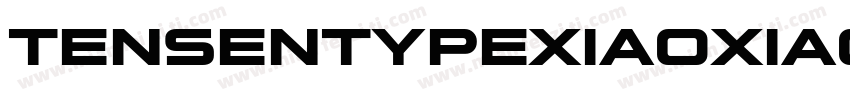 tensentypexiaoxiaoxinj字体转换