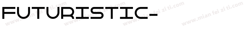 futuristic字体转换