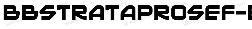 BBStrataProSEF-Bold字体转换