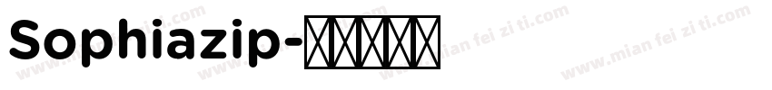 Sophiazip字体转换