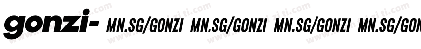 gonzi字体转换