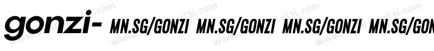 gonzi字体转换