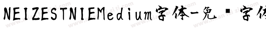 NEIZESTNIEMedium字体字体转换