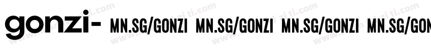 gonzi字体转换