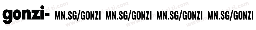 gonzi字体转换