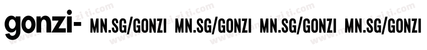 gonzi字体转换