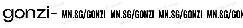 gonzi字体转换