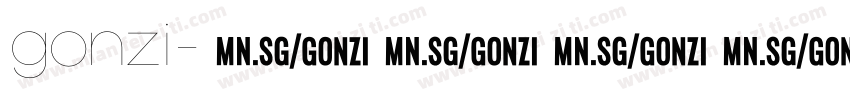 gonzi字体转换