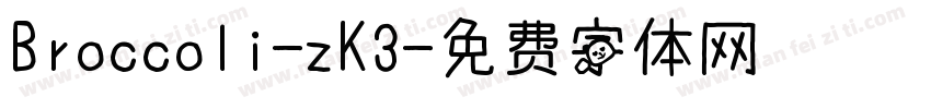 Broccoli-zK3字体转换