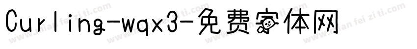 Curling-wqx3字体转换