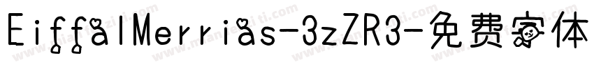 EiffalMerrias-3zZR3字体转换