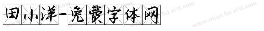 田小洋字体转换