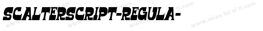 ScalterScript-Regula字体转换