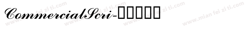 CommercialScri字体转换